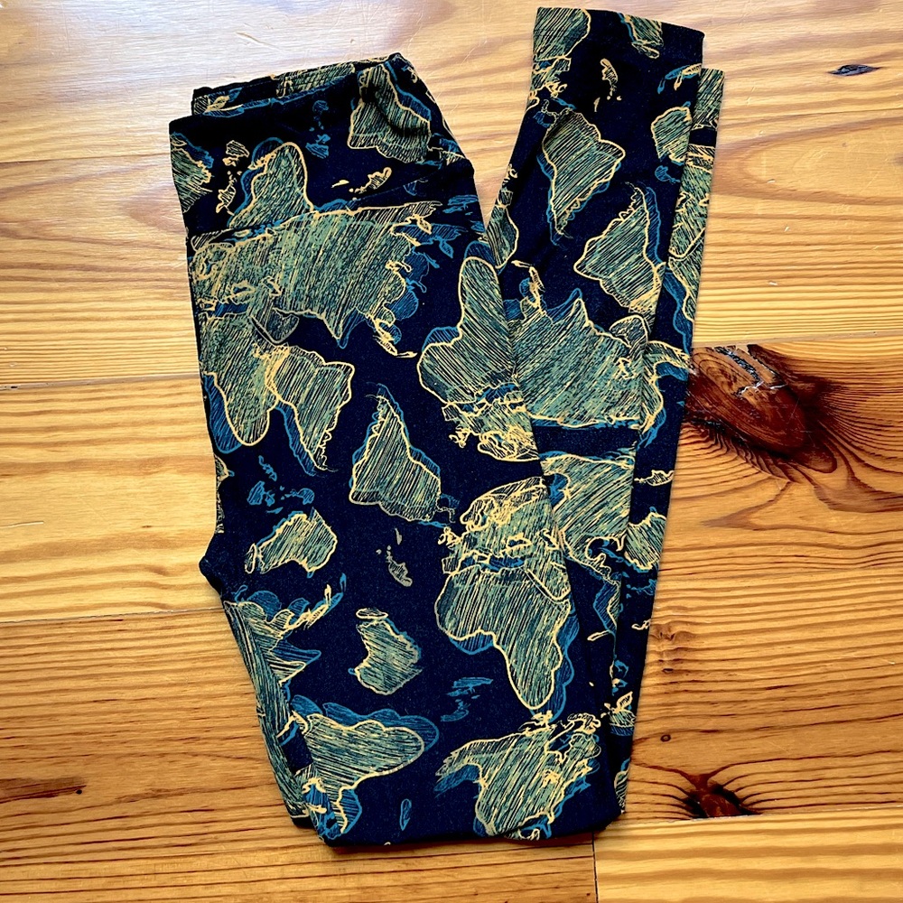 LulaRoe OS leggings, Excellent used condition